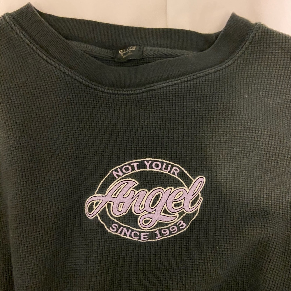Rare Brandy Melville “Not Your Angel” Crewneck